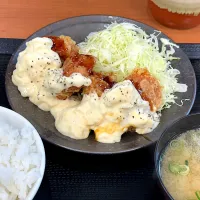 チキン南蛮定食ごはん大盛り|マハロ菊池さん