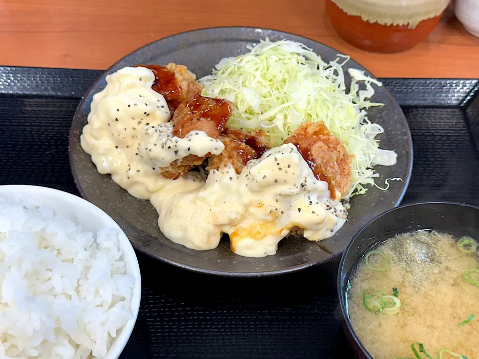 チキン南蛮定食ごはん大盛り|マハロ菊池さん