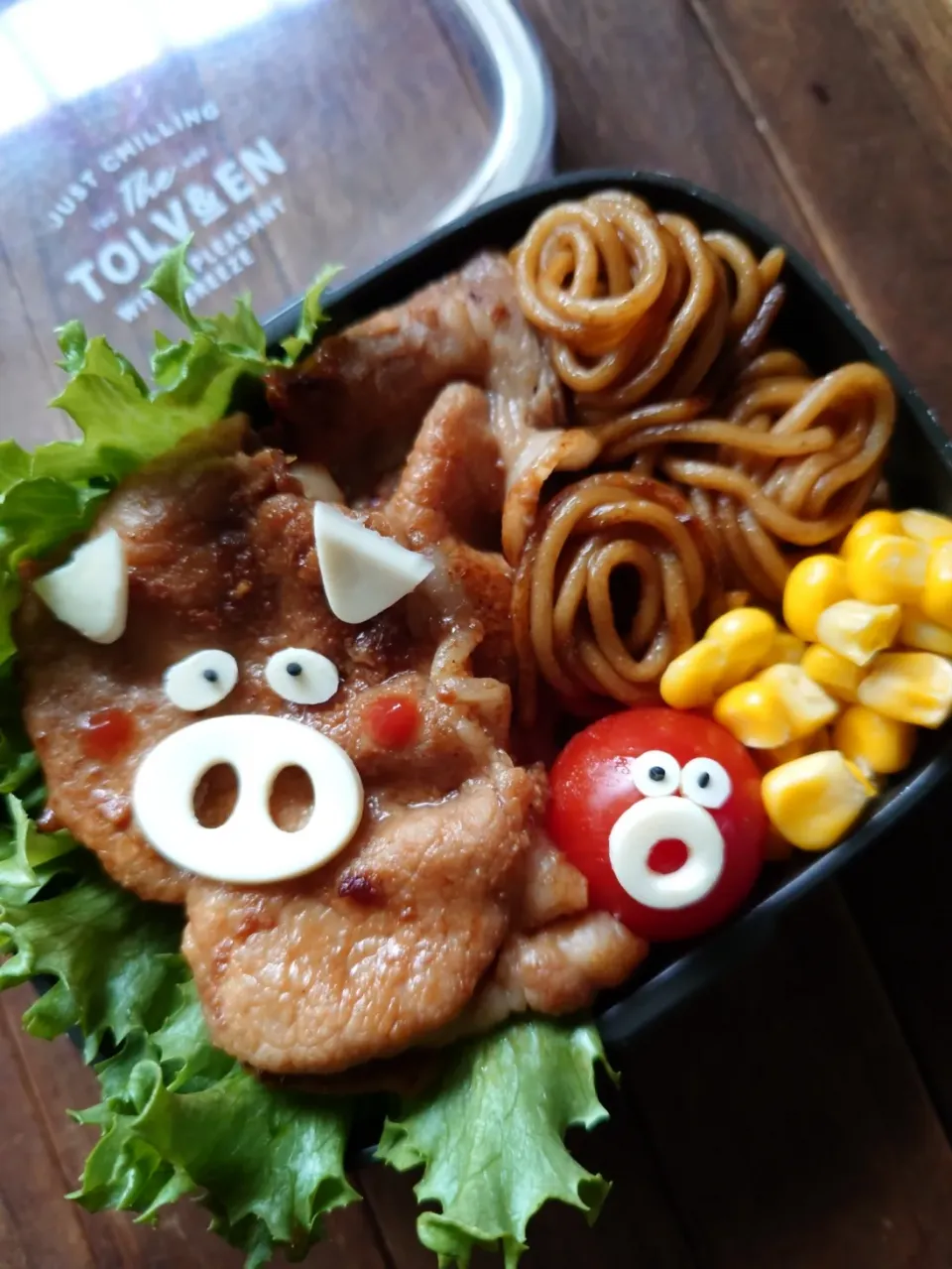 漢の…次女用🍱豚の生姜焼き弁当|ᵏᵒᵘさん