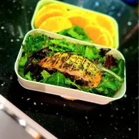 Grilled chicken fillet with orange salad lunchbox|Zhen Zhenさん