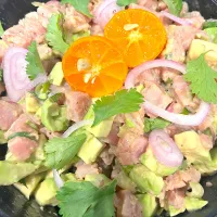 Marinated Ahi tuna with Avocado|🌺IAnneさん