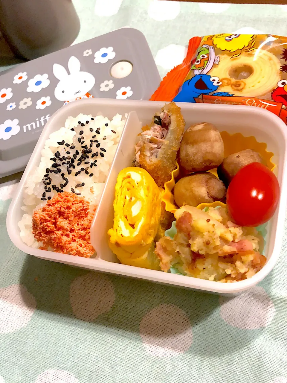 2024.12.14  ＊今日のお弁当＊ベーコンポテトサラダ🎶|rinrin*mama*さん