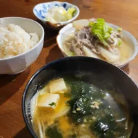 昨日の残り物（ぶた大根ミルフィーユ）を始末、、、|あんさん