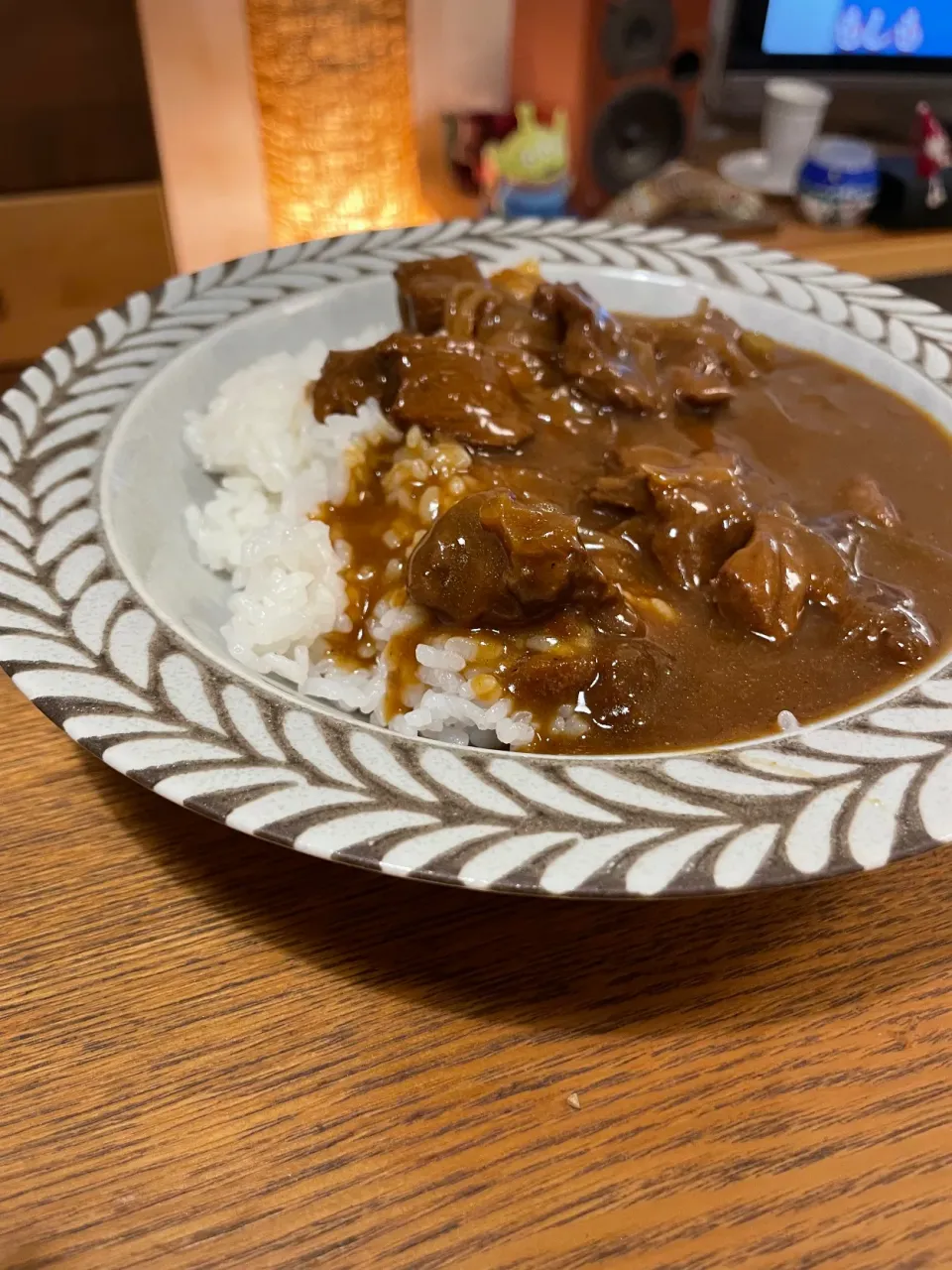 牛すじカレー|いがをさん