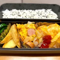 息子のお弁当〈12月〉|かおりさん