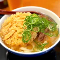 因幡うどんの肉ごぼう天うどん| 流線形さん