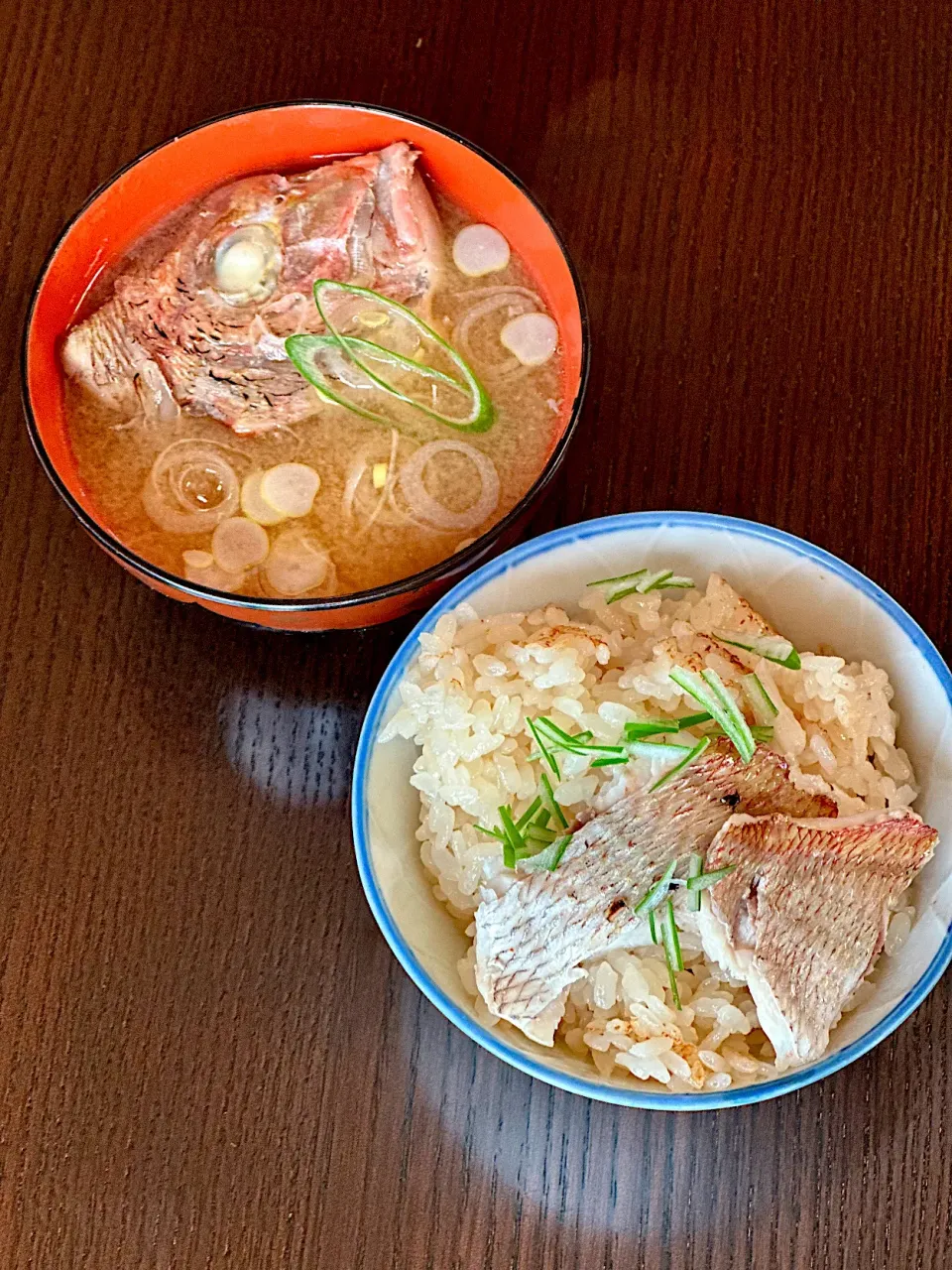 福島県産花鯛の鯛メシとアラ汁|ichiさん