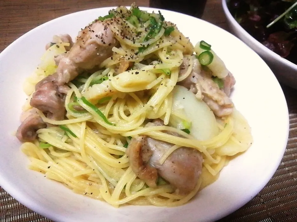 鶏肉とじゃが芋のパスタ|y.,yuukiさん