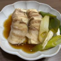 肉巻き豆腐 すき焼き風|そらたんさん