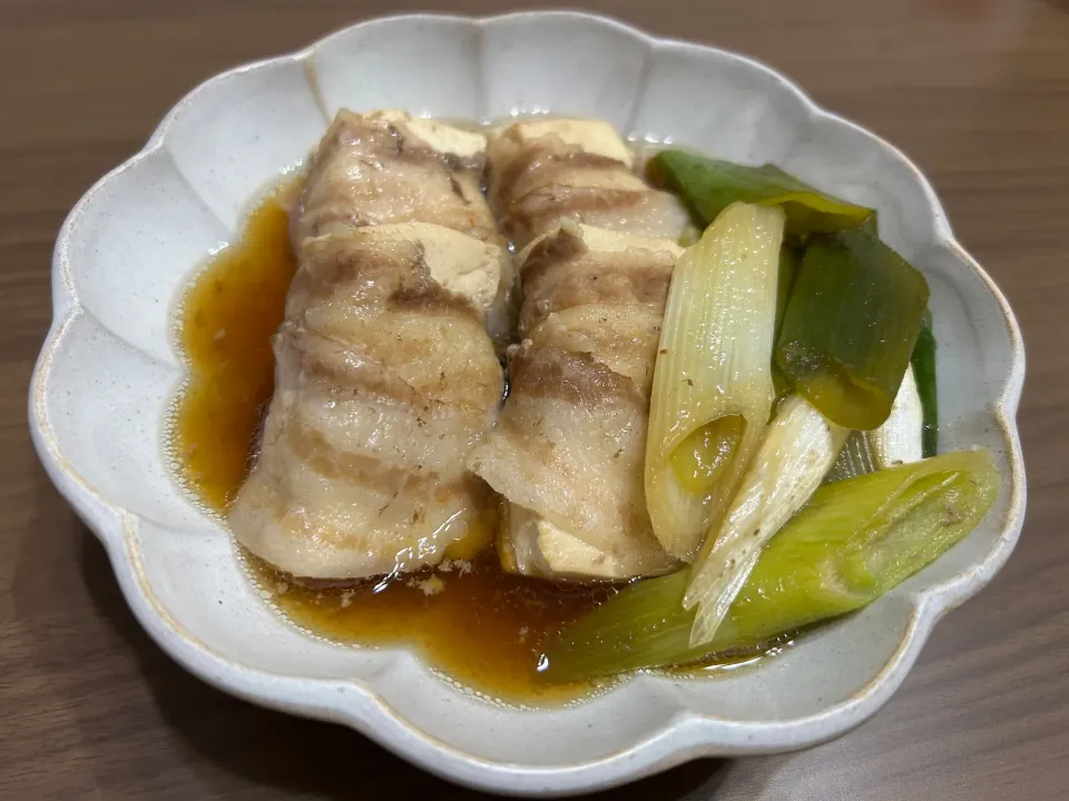 肉巻き豆腐 すき焼き風|そらたんさん