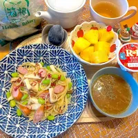 🍴𓈒𓂂𓏸枝豆とエリンギのペペロン| あみかさん