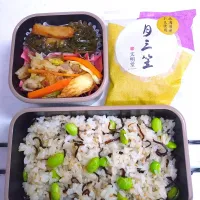 🍀2024/1216(月)枝豆塩昆布弁当|ともちんさん