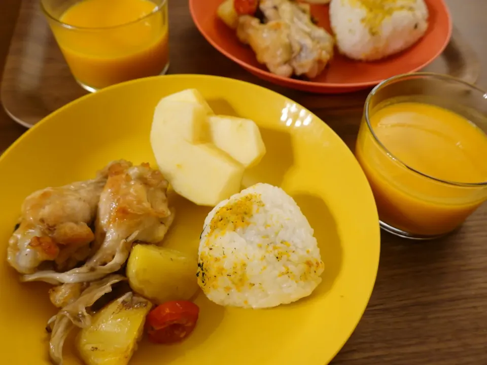 チキンメイン。子どものお夕飯🌛|みーぬさん