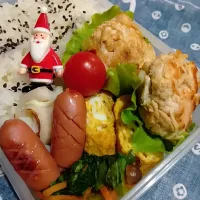 青梗菜炒め胸肉バーグ弁当|yayoi.Kさん