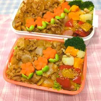 ポークチャップ弁当♥|みちゅあしさん