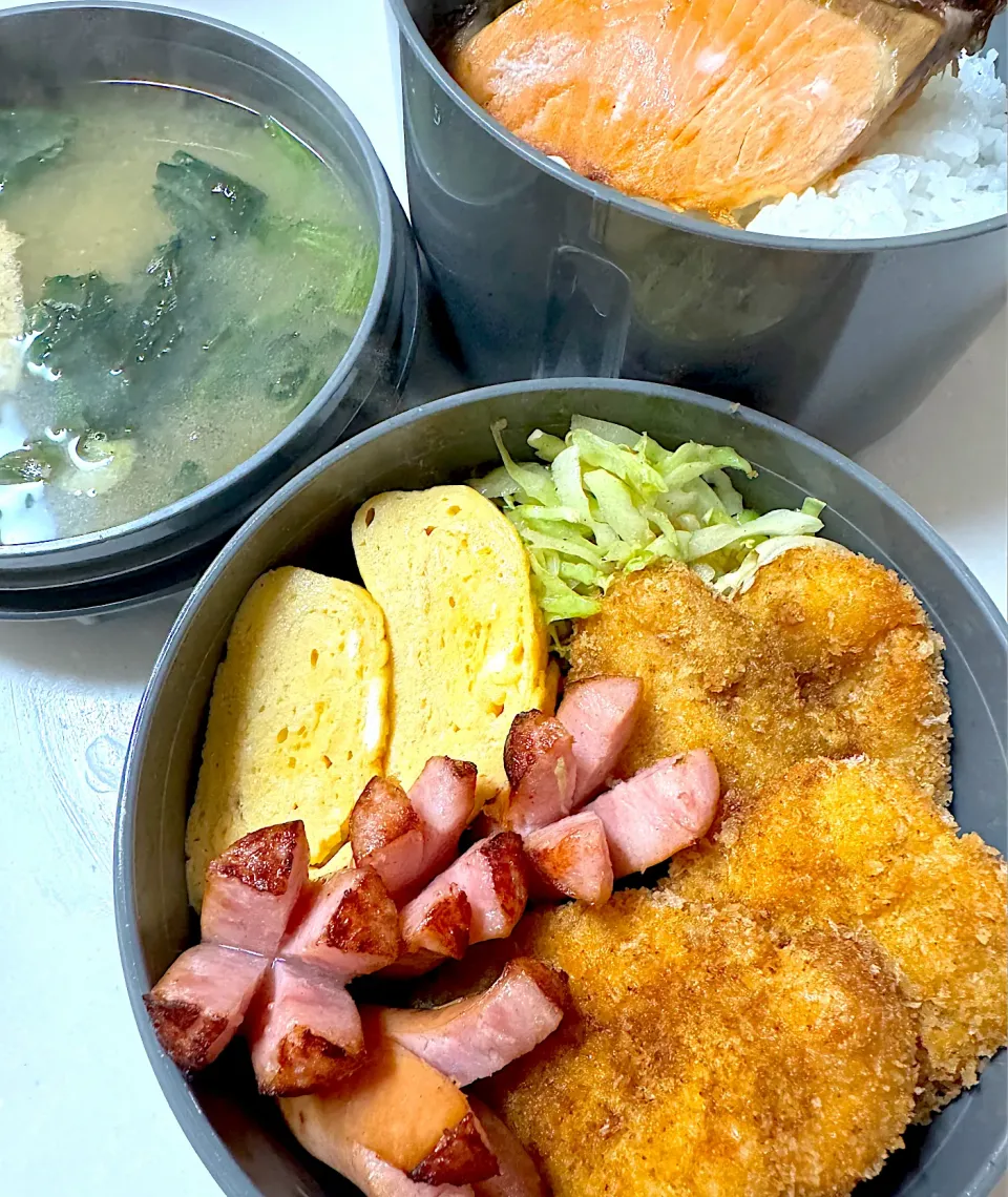 今日のお弁当　鶏カツ弁当|あささん