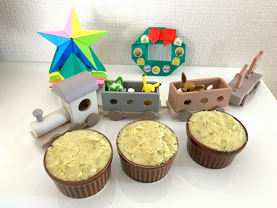 ＊べびたんと作るカップスイートポテト🍠＆クリスマス折り紙🎄🌟＊|＊抹茶＊さん