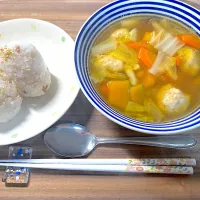 具沢山スープの晩御飯|たの子さん