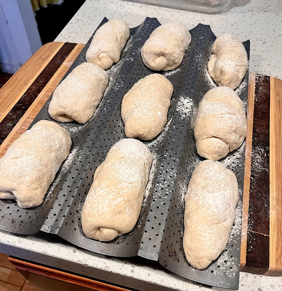 Ready to bake mini French Baguette 🥖|🌺IAnneさん