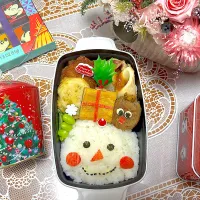 2024.12.18は雪だるま弁当🎄|makoさん