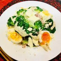 ✩.*˚ツナとブロッコリーのハニーマスタードサラダ🥗| ゆきえもんさん