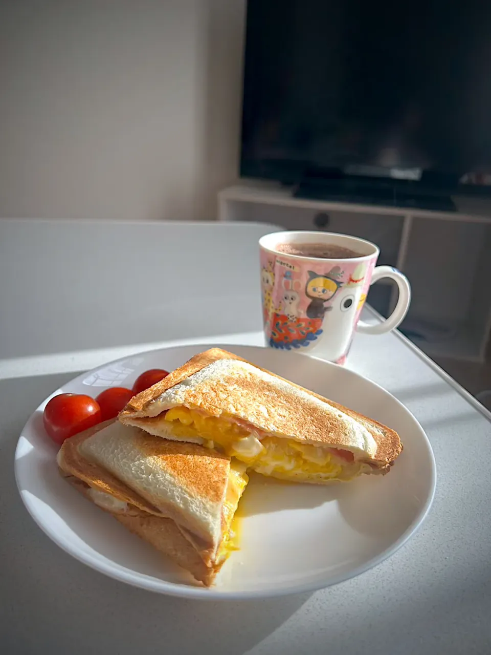 娘作！ホットサンド🥪|おかちさん