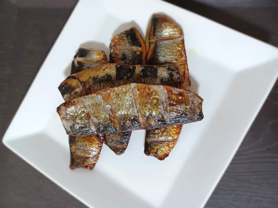 魚焼きグリルでニシン焼きました.+:｡ ヾ(◎´∀｀◎)ﾉ ｡:+.|ぽんすけさん