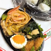 自分弁当〜ヒレカツと野菜| f.1125beさん