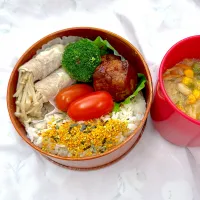 エノキの肉巻きレンジ蒸し弁当|ゆっきーさん