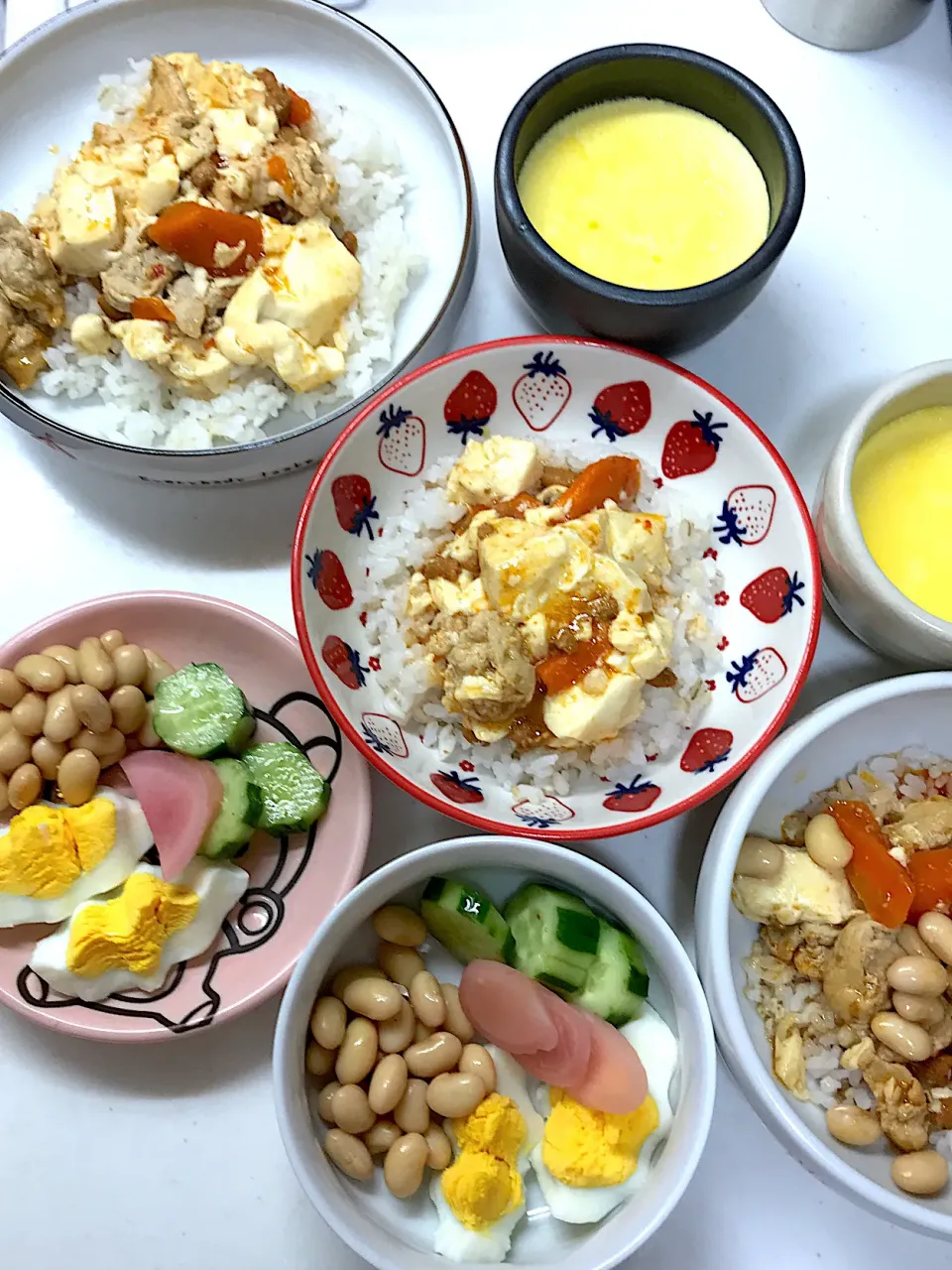 麻婆丼&茶碗蒸|さとう かおりさん