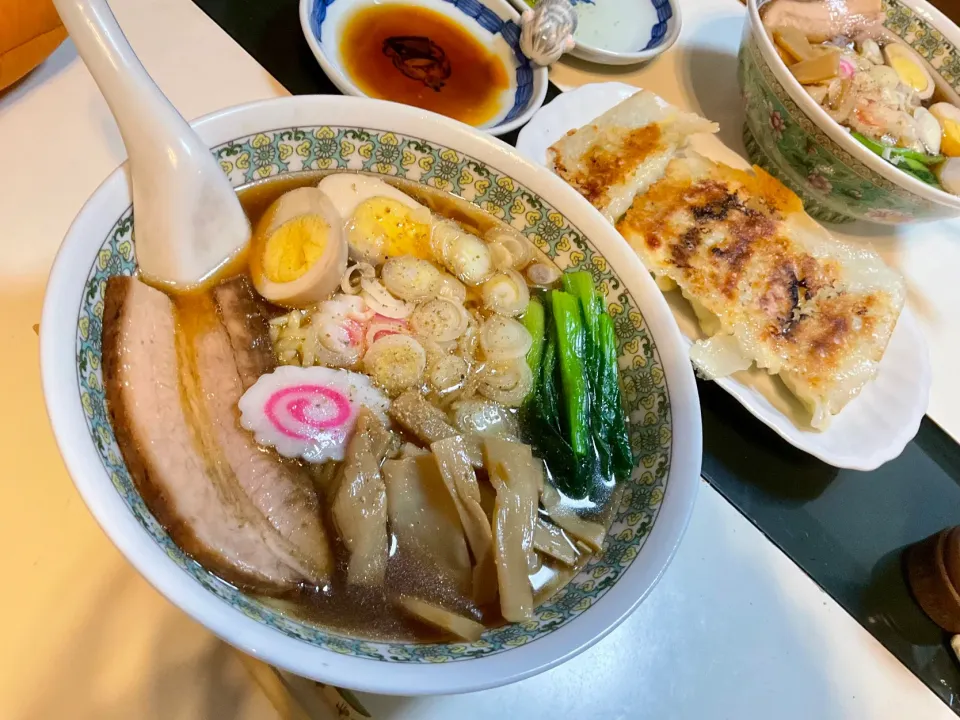 お家で喜多方ラーメンと餃子|Takeshi  Nagakiさん