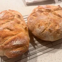 Freshly bake Artisan country bread|🌺IAnneさん