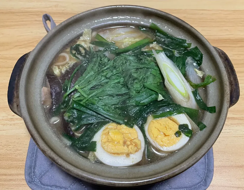 味噌煮込みうどん|料理好きなじいさまさん