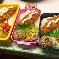 夫弁当､私弁当､娘弁当|みどりさん