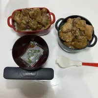 パパ弁と、にぃに弁。☆ねぎま丼☆みそ汁（パパ弁）|Saharaさん