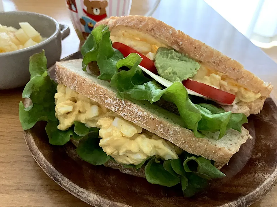 ＊ライ麦パンのポケットサンド🥪＊|＊抹茶＊さん