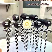 CHANEL STYLE cake pop ♡|マダァムMikikoさん