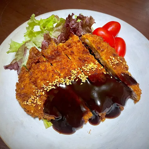 「プラス糀 生塩糀パウダー黒胡椒ブレンド150g」を使ってみたSnapdishの料理・レシピ写真:トンカツ