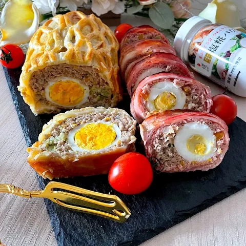 「プラス糀 生塩糀パウダー ボトル」を使ってみたSnapdishの料理・レシピ写真:ミートローフパイ包み✨