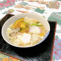 grandmaの晩ごはん☆ 今夜は冬至…
ナンキンてほうとううどんで…うんを呼び込みます　体も温まります|kaoriさん