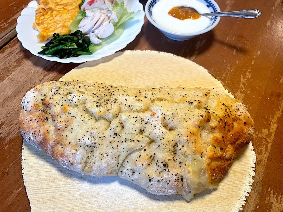 パンプキンさんの料理 どでかフォカッチャ♡|パンプキンさん