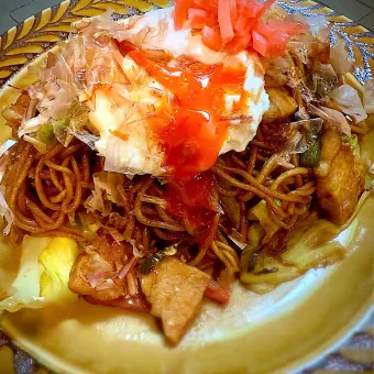 Snapdishの人気料理写真:濃いめ漢ソース焼きそば