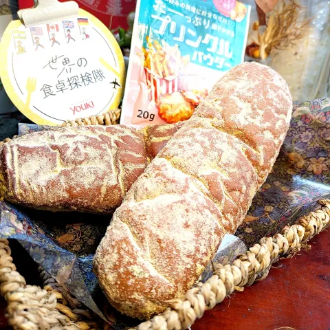 「プリンクルパウダー」を使ってみたSnapdishの料理・レシピ写真:🌏『世界の食卓探検隊』【プリンクル揚げパン】