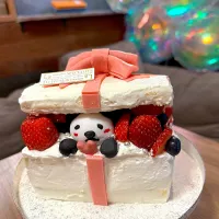 プレゼントボックスケーキ🎁