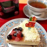 はちみつのムースケーキ🎄|4姉弟ママさん