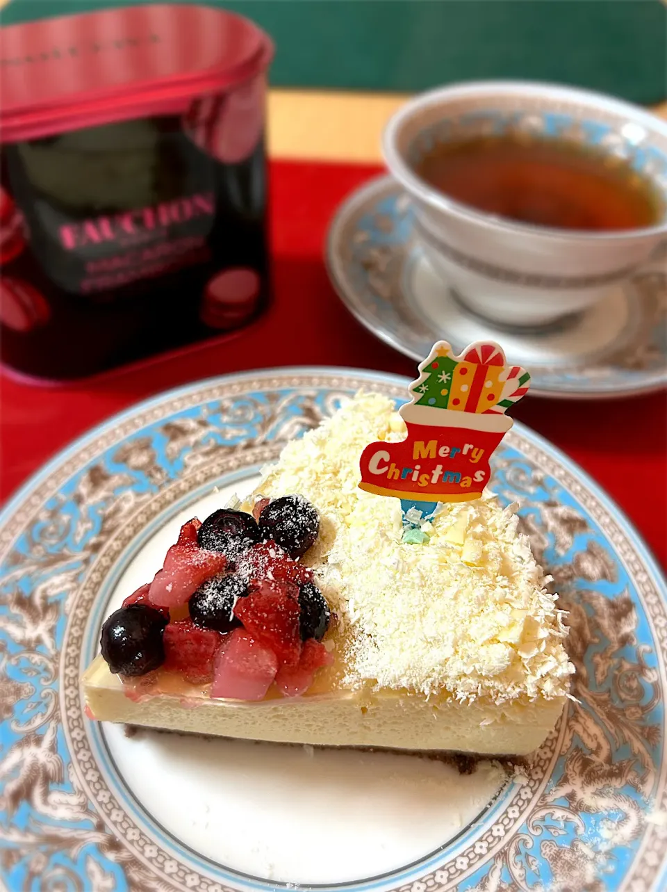 はちみつのムースケーキ🎄|4姉弟ママさん