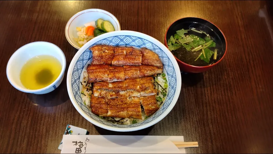 人形町梅田のうな丼（大関）|よっちびやばんぶーさん