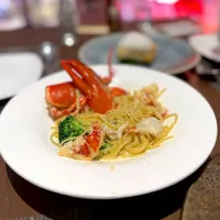 Boston lobster linguine|skyblueさん