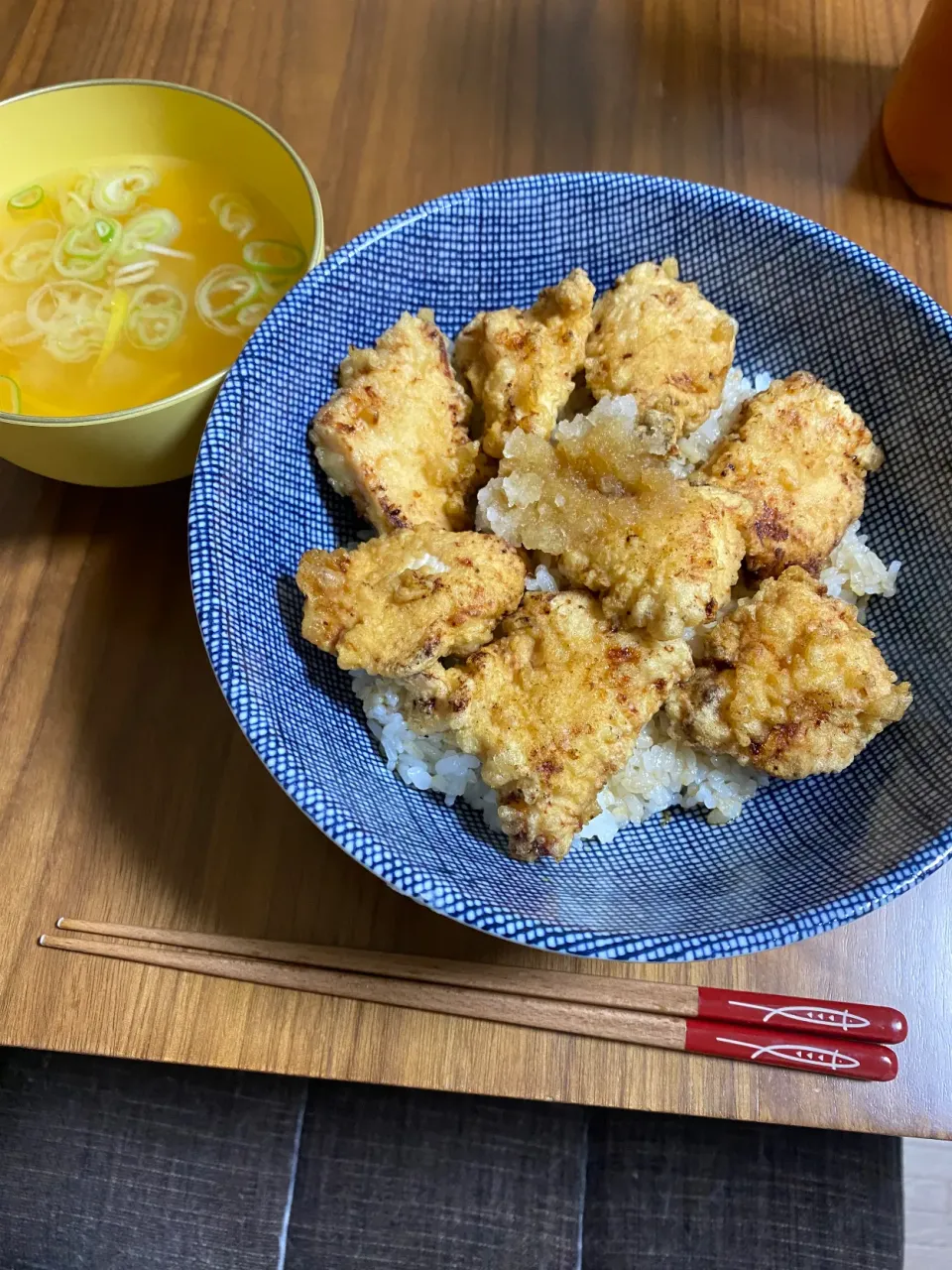 夜　鶏天丼|みちくんさん