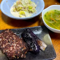 合い挽き肉パックのままステーキ| さんだーさん